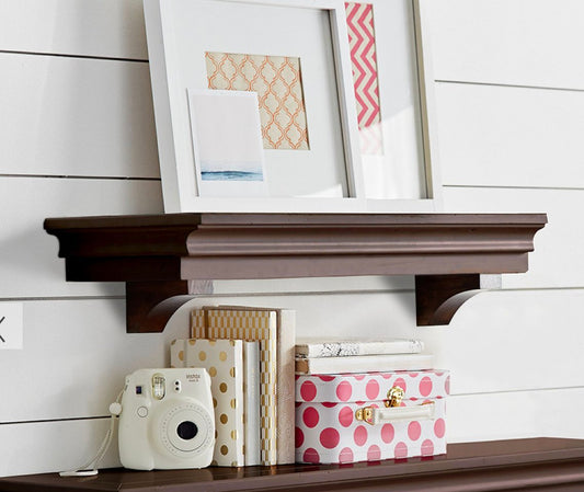 Pottery Barn Teen Hampton Floating Shelf 2Ft. Color: Expresso