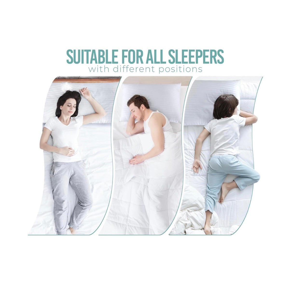Utopia Bedding bed Pillows European Size of 2 Premium Soft Hotel pillows, Original Down Alternative Filling, Pillow for Sleeping, Cooling pillow for Back, Stomach and Side Sleepers (White) (New in Package)