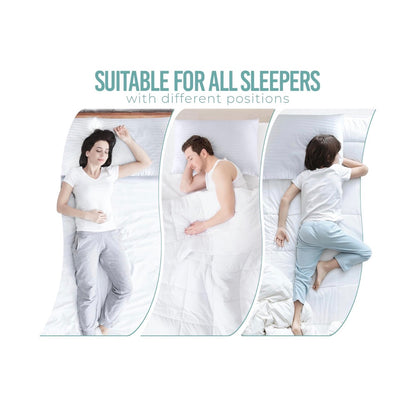 Utopia Bedding bed Pillows European Size of 2 Premium Soft Hotel pillows, Original Down Alternative Filling, Pillow for Sleeping, Cooling pillow for Back, Stomach and Side Sleepers (White) (New in Package)