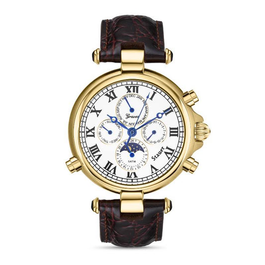 Stauer Gold Finished Graves Wristwatch