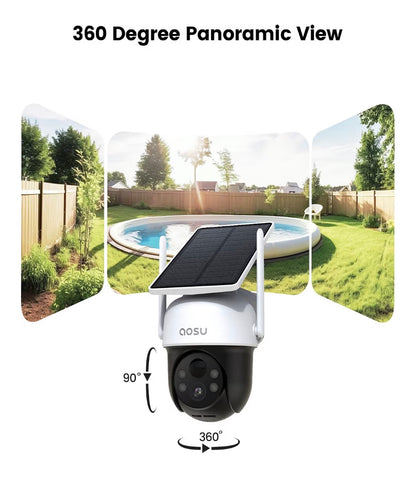 AOSU Outdoor Wireless Solar Camera