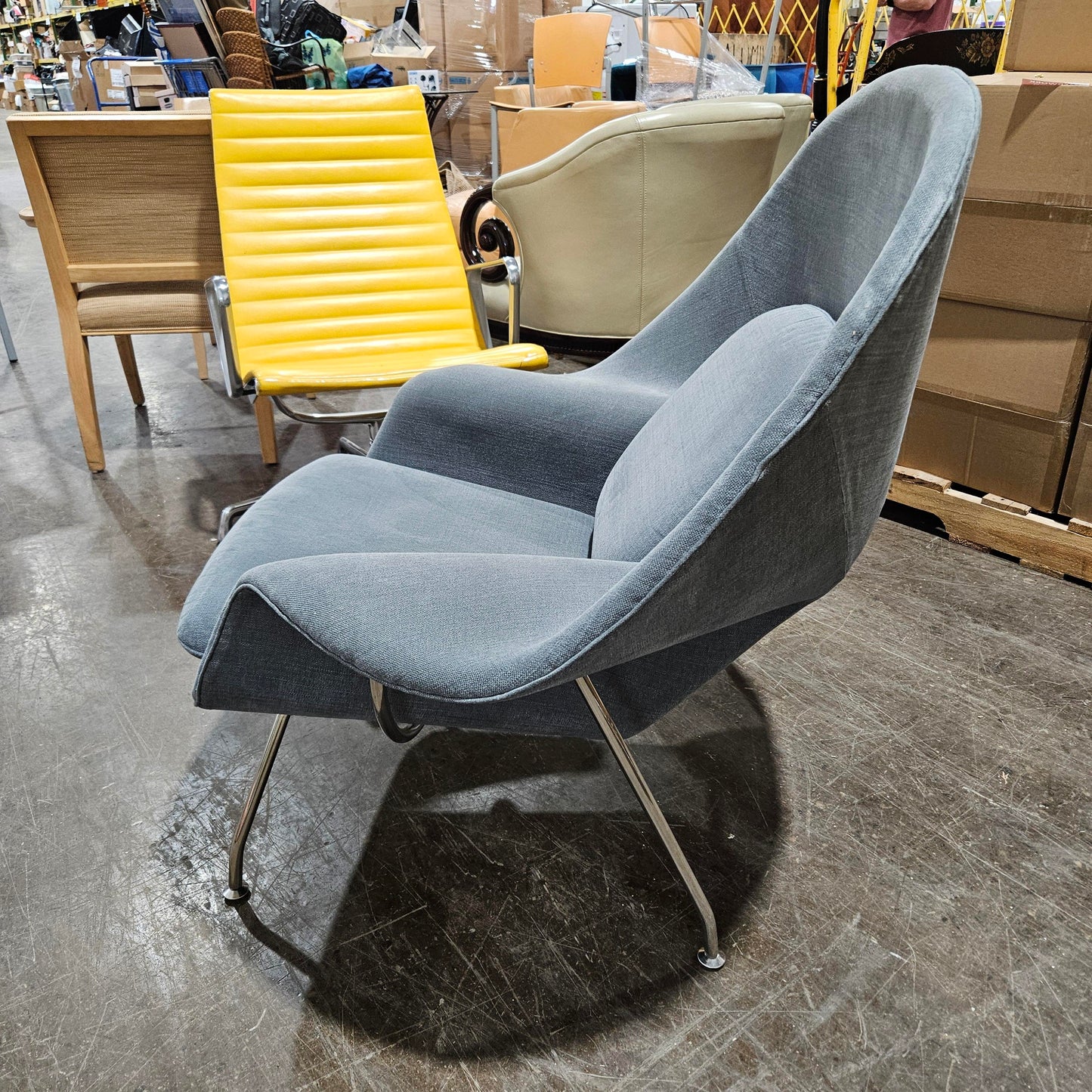 Designer Grey Womb Chairs