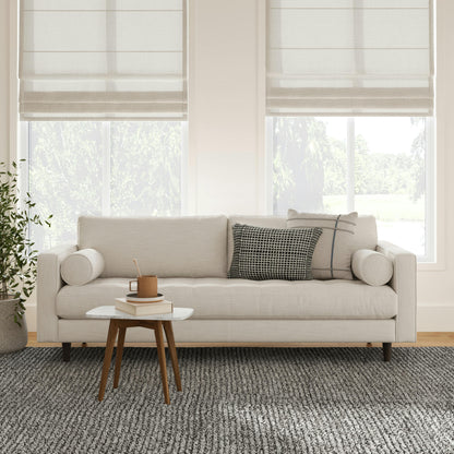 Sven 88" Tufted Sofa - Ratine Buff