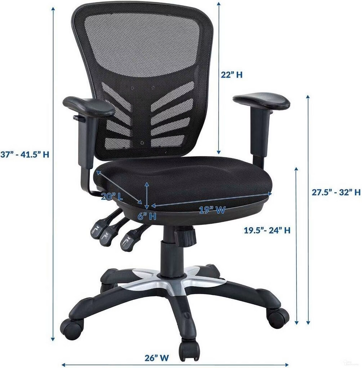 Modway Black Office Chair