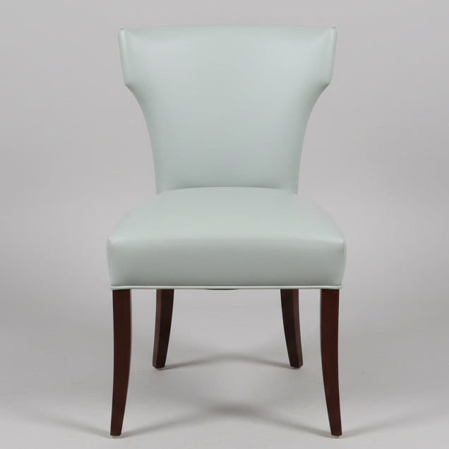 Faux Leather Wingback Dining Chair