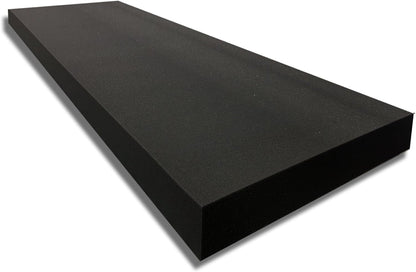 (New) FoamTouch 4" Thick, 36" Wide x 84" Long Charcoal High Density Foam