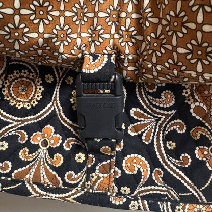 Vera Bradley Vintage "Caffe Latte" Messenger Bag