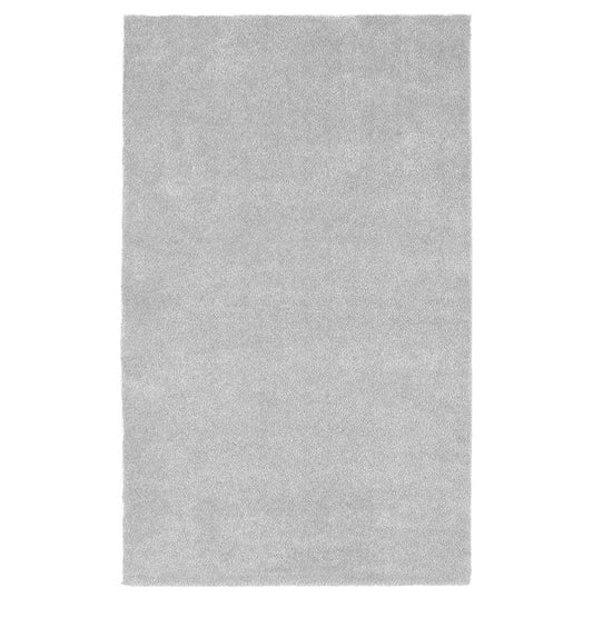 Garland Rug Room 5ft X 6ft Bathroom Carpet, Soft, Plush, Absorbent, Quick-dry, Durable Unbound Edges for Easy Cutting (Platinum Gray) (New in Package)