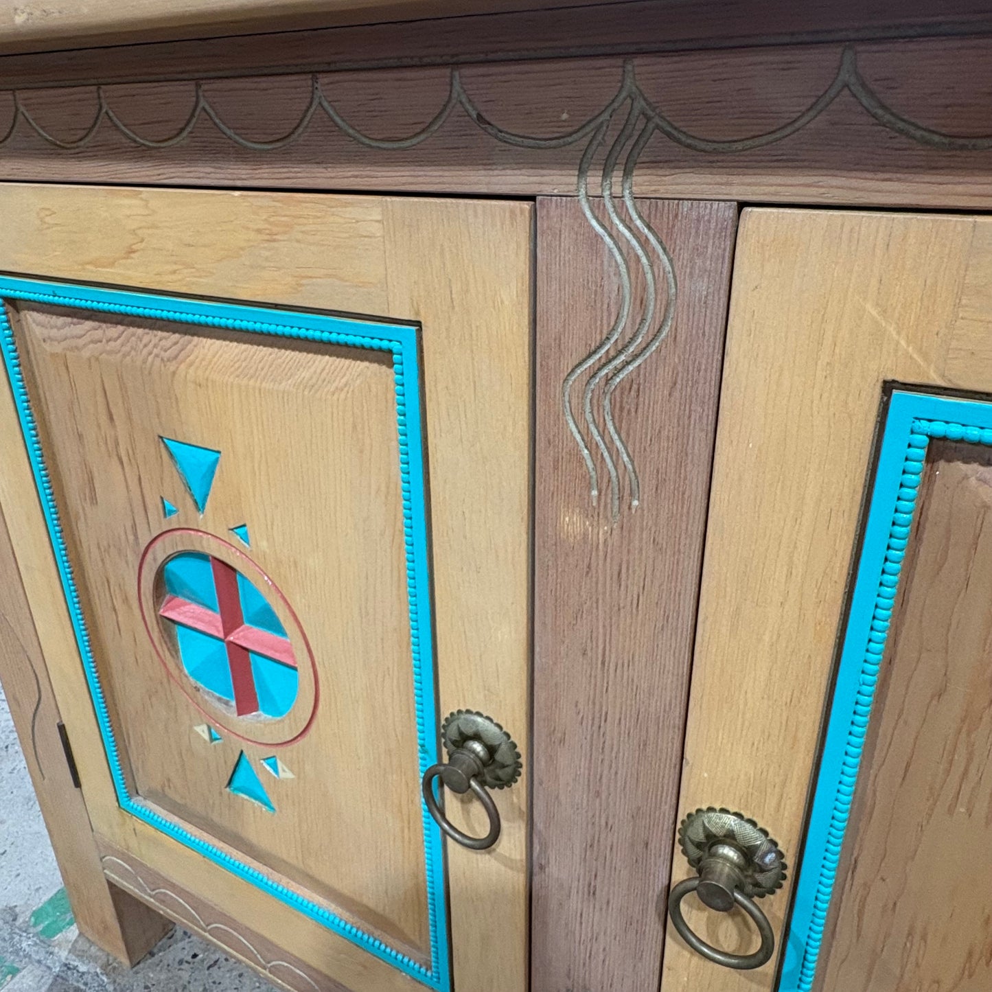 Southwest-Inspired Rustic-Style Sideboard