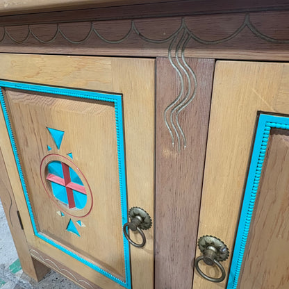 Southwest-Inspired Rustic-Style Sideboard