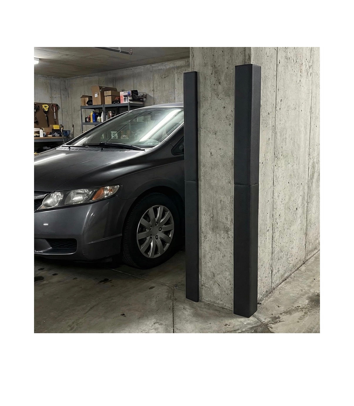 6 Ft. Wall Corner Guards and Edge Protector Heavy Duty Protective Safety Padding Waterproof 2 Sides Corner Pad 2 Inch Thick High Density Protective Pads Durable Wall Corner Pads for Playroom (Black) (New in Box)