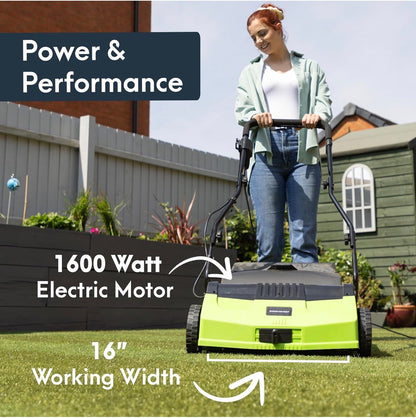 GreenSweep Artificial Grass Electric Sweeper Rake Vacuum