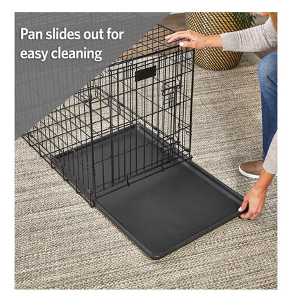 MidWest Homes for Pets 30 Inch Replacement Pan, Measures 29.06 Inch X 18.5 Inch X 1 Inch Universal Leak Proof Tray for Dog Crates & Multi-Purpose Use, Fits Most Standard 30 Inch Wire Crates