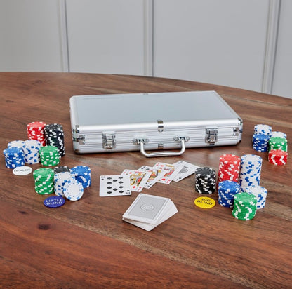 Game Gallery poker Set with Professional Weight Poker Chips 400pc (New in package)