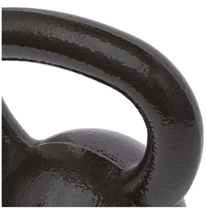 Amazon Basics Cast Iron Kettlebell for Strength Training, Textured Wide Handle (Black) (New)
