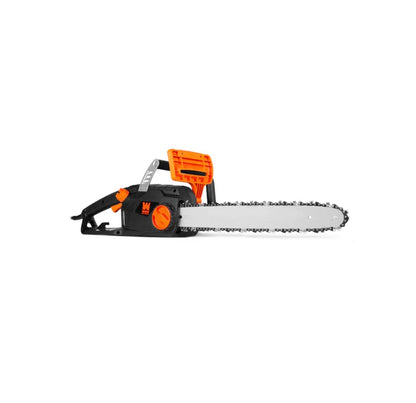 18 Inch Corded Electric 15 Amp Chainsaw (Orange/Gray) (New in Box)