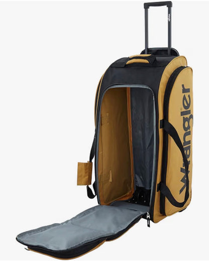 Wrangler Wesley Rolling Duffel Bag, Large 30 Inch (Ambergold) (New in Package)