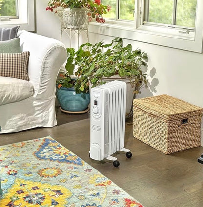 Comfort Zone Electric Oil-Filled Radiant Radiator Space Heater