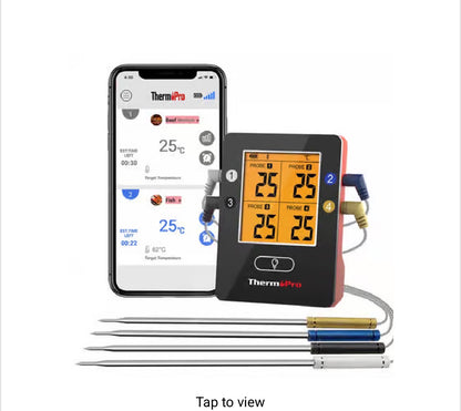 ThermoPro TP25W LCD Bluetooth Enabled Grill/Meat Thermometer