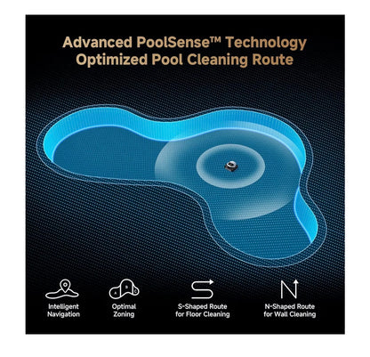DREAME Z1 Pro Cordless Robotic Pool Cleaner, LiFi & APP Control, 8000 GPH Suction, Wall & Waterline Cleaning, up to 180+ Minutes, Auto-Retrieval, Automatic Pool Vacuum for Above & In-Ground Pools