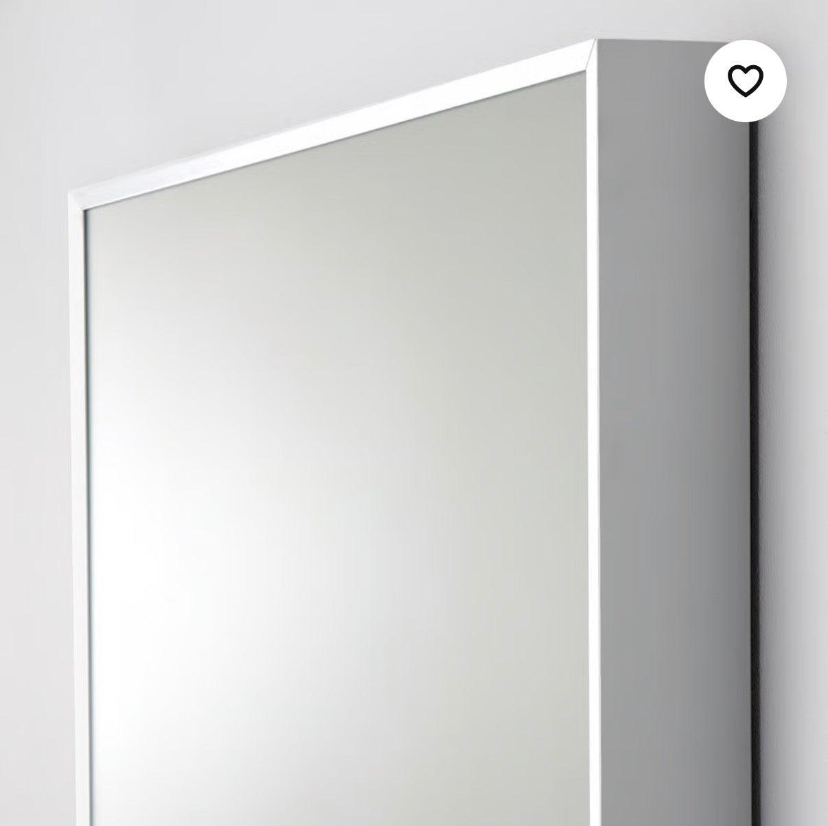 Hovet Mirror (Aluminum Colored Frame) Ikea