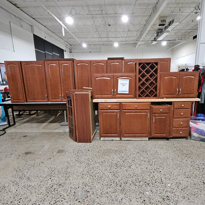 15 Piece Wood Cabinet Set