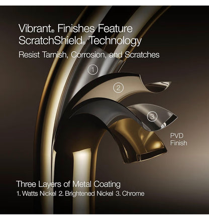 Kohler Crue Pull Down Kitchen Faucet, Pull Down Sprayer (Vibrant Brushed Modern Brass) (New in Box)