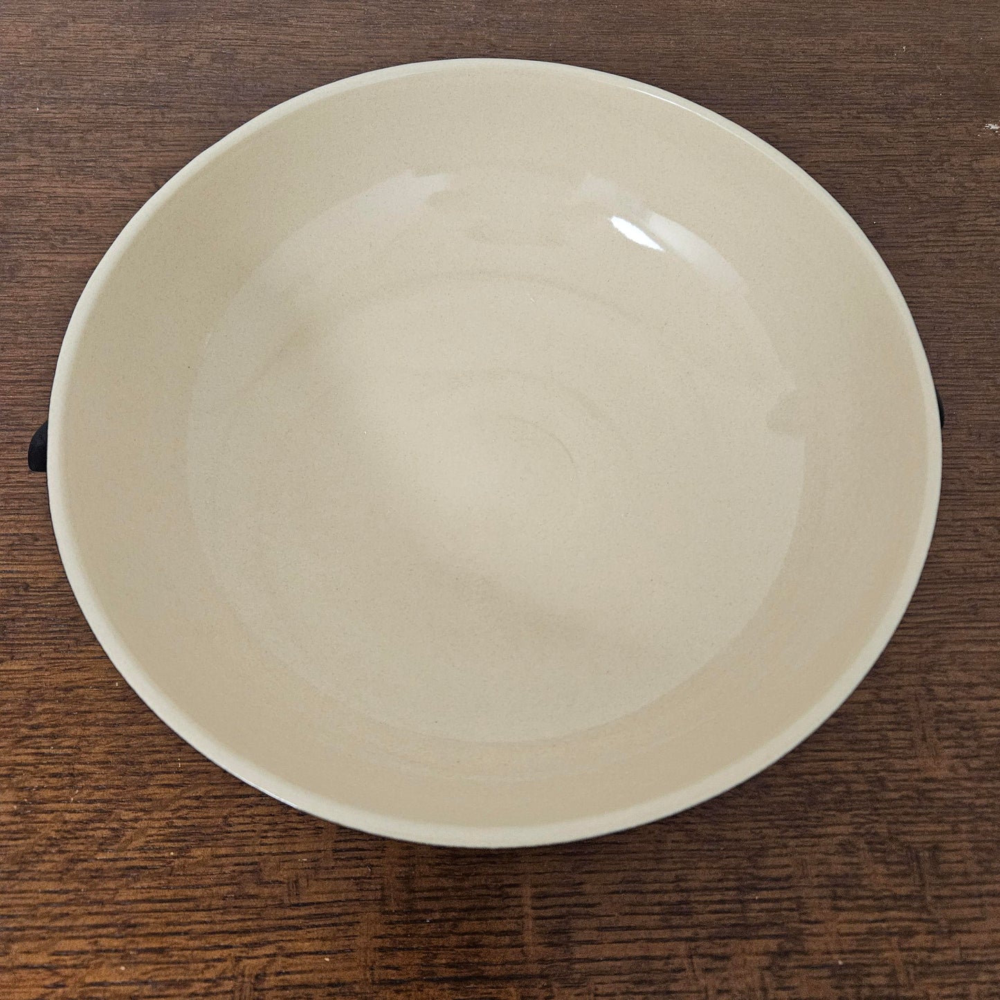 Large Black Ceramic Dinnerware Bowl