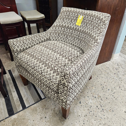 Patterned Upholstered Chair