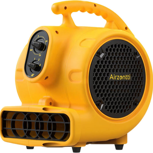 AirZentti 3-Speed Industrial Air Mover Floor Blower Fan