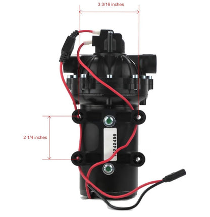 The ROP Shop EVERFLO 12 Volt 5.5 GPM Diaphragm Water Pump 60 PSI Lawn Sprayers, Boats, RV's