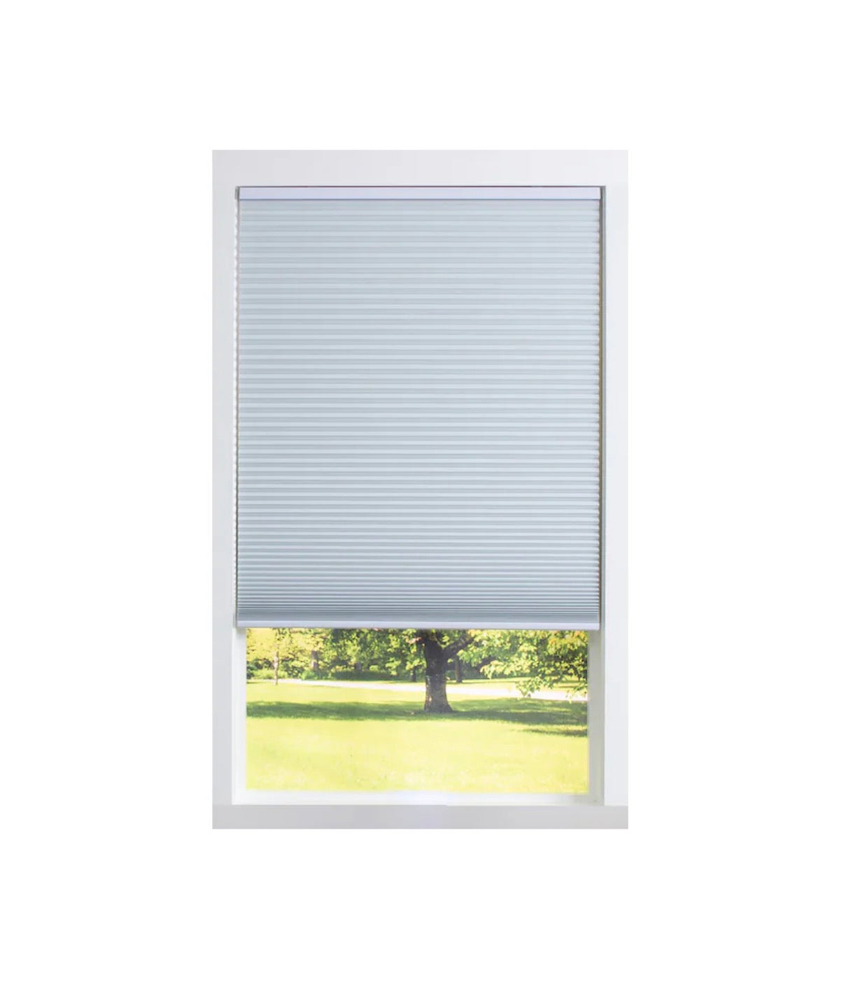 35 Inch X 48 Inch Cellular Cordless Blackout Shade (White) (New in Box)