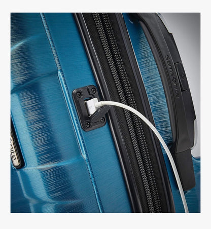 Samsonite Centric 2 Hardside Expandable Luggage with Spinner Wheels, Caribbean Blue - 2 Piece Set
