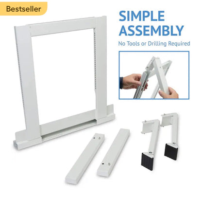 AC mounting bracket 20 inch W  X 10 inch H window air conditioner support bracket (New in box)