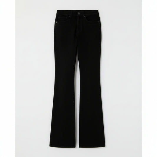J Jill High-Rise Curved-Pocket Flare Jeans
