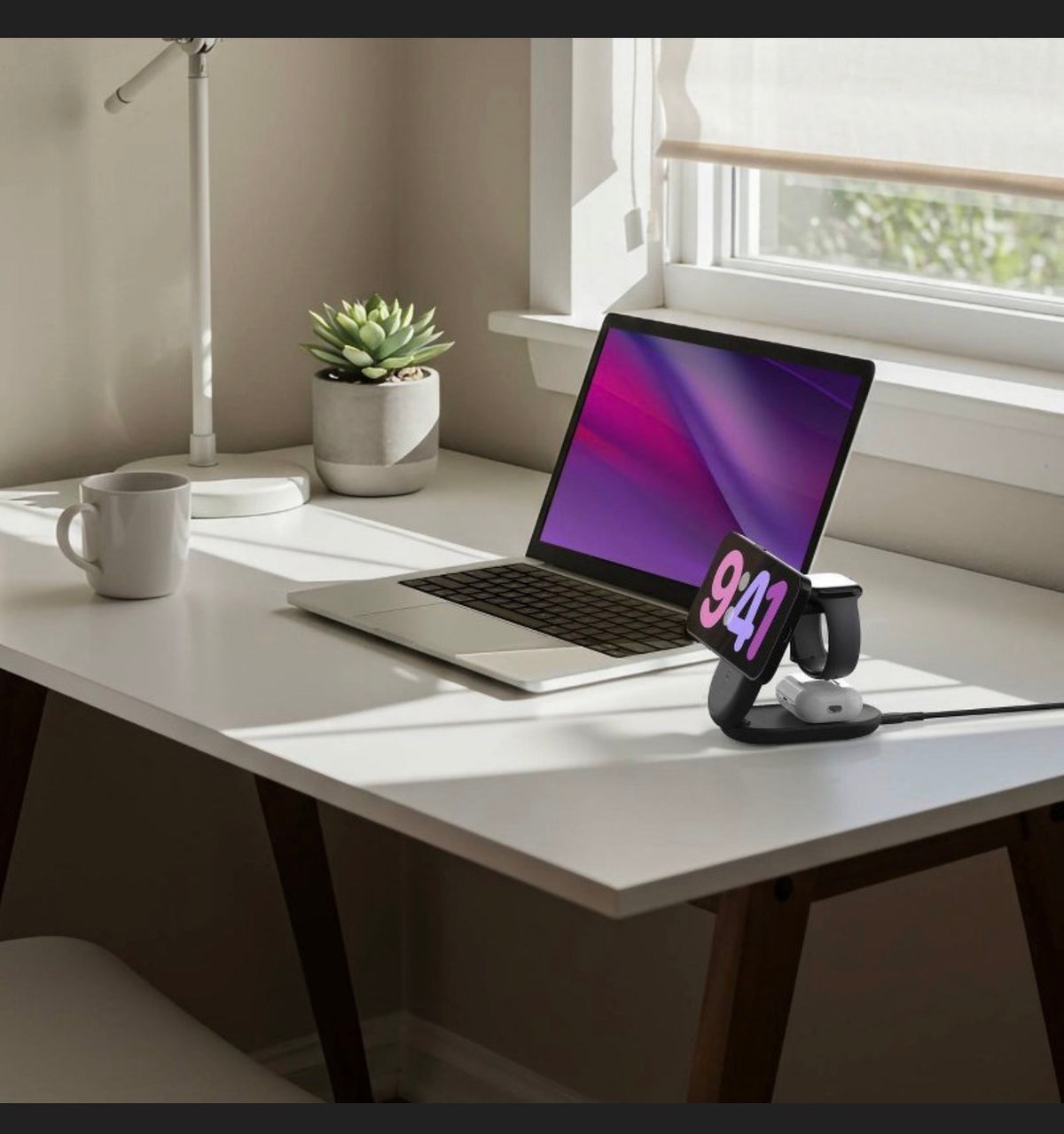 Belkin 25W Qi2 3-in-1 Stand (Black) (New in Box)
