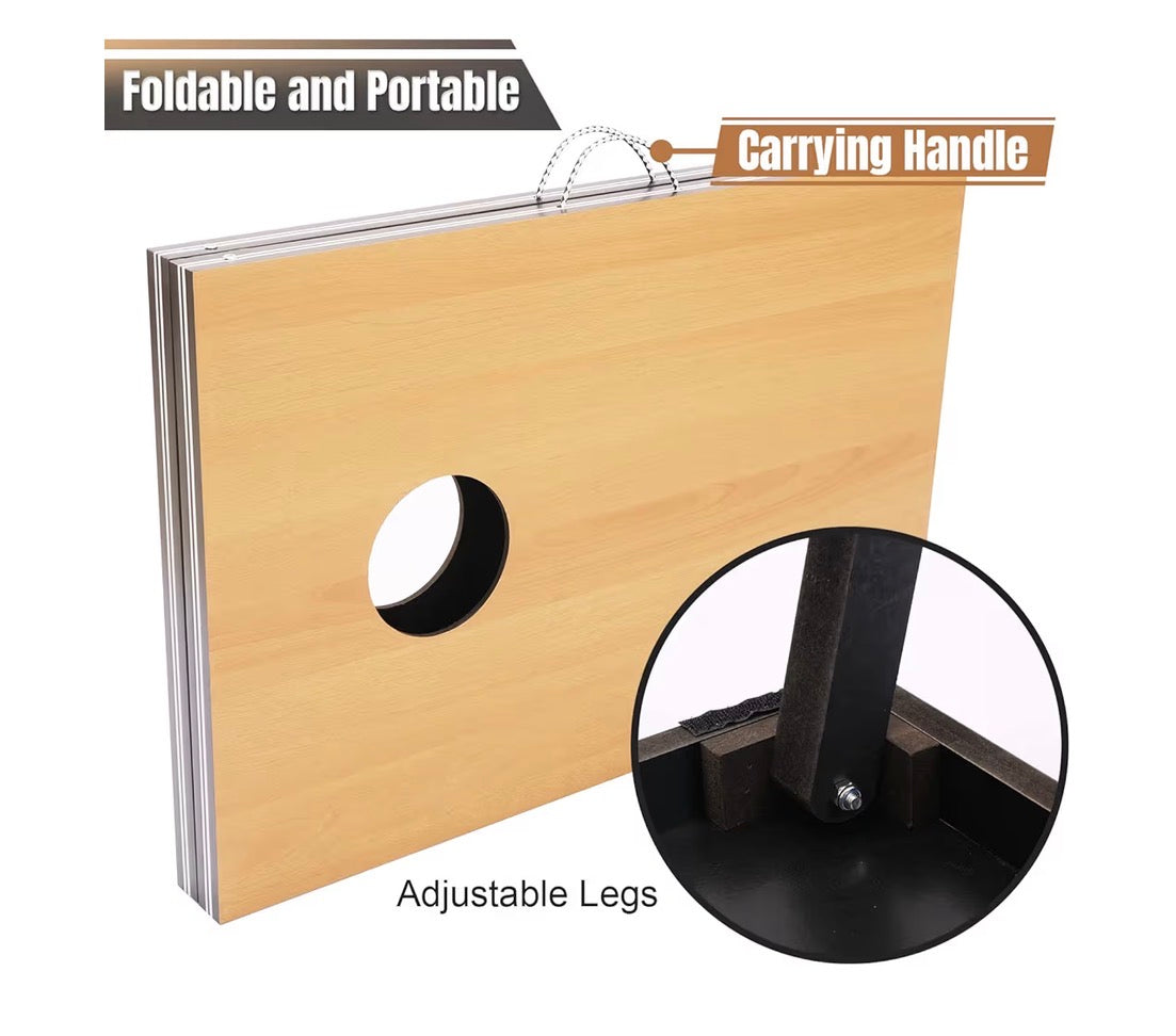 Cornhole Set 3 Ft. X 2 Ft. Regulation Size Cornhole Set with Carrying Bags & 8 Bean Bags, 2 Boards Bean Toss Game for Adults Family Outdoor Beach Lawn Outside Backyard Games (New in Box)
