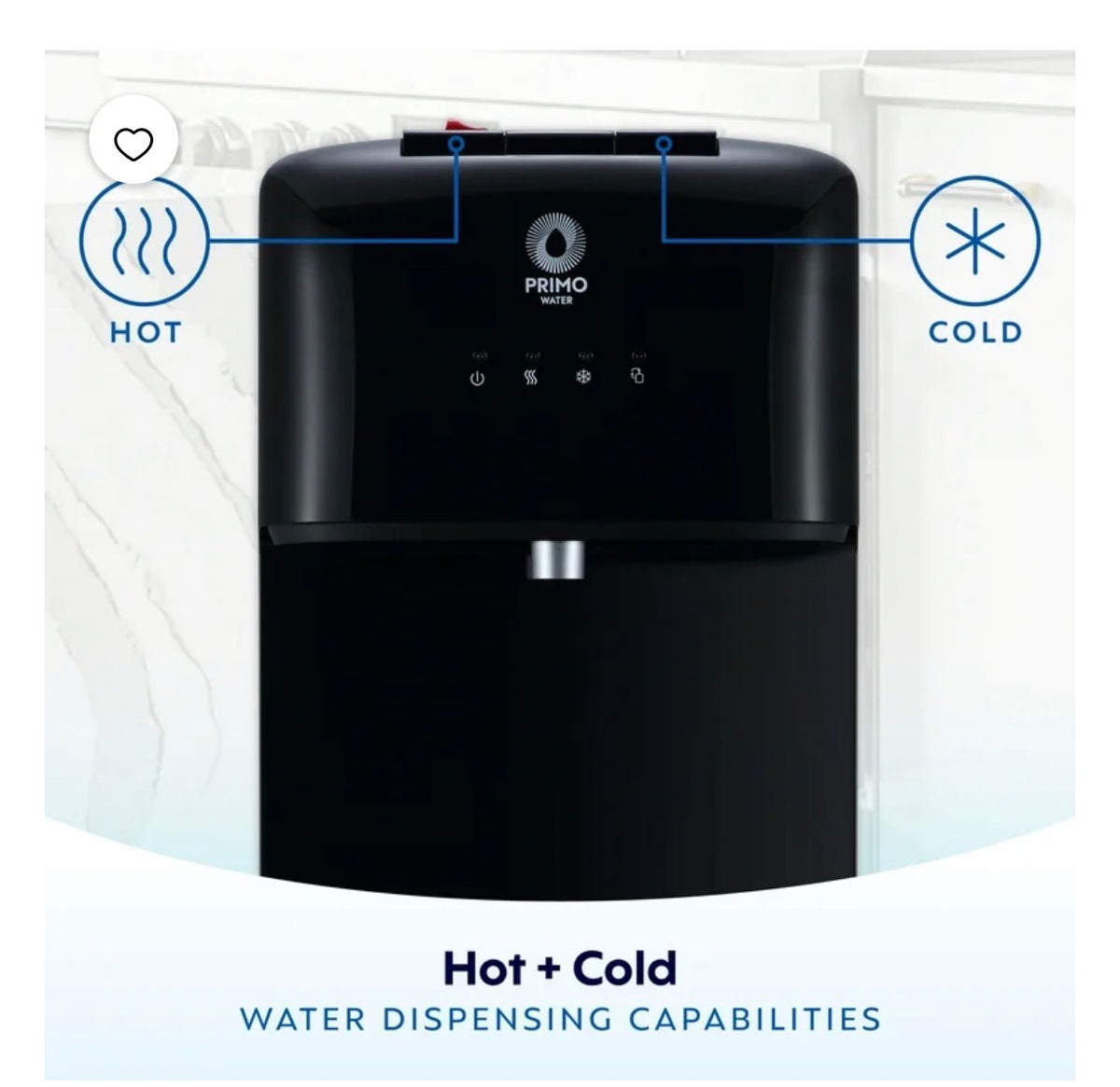 Primo Water Bottom Loading Classic 2 Temp Water Dispenser (Black) (New in Box)