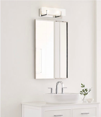 Generation style 18 inch  2 light polished crome modern/contemporary bathroom vanity light bar