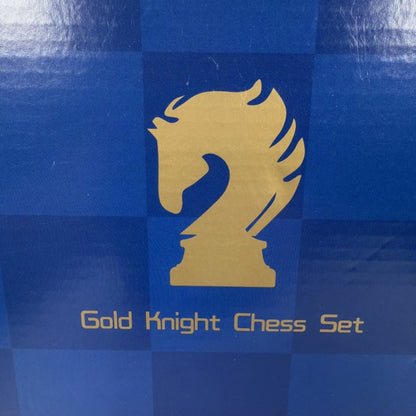 Gold Knight Chess Set