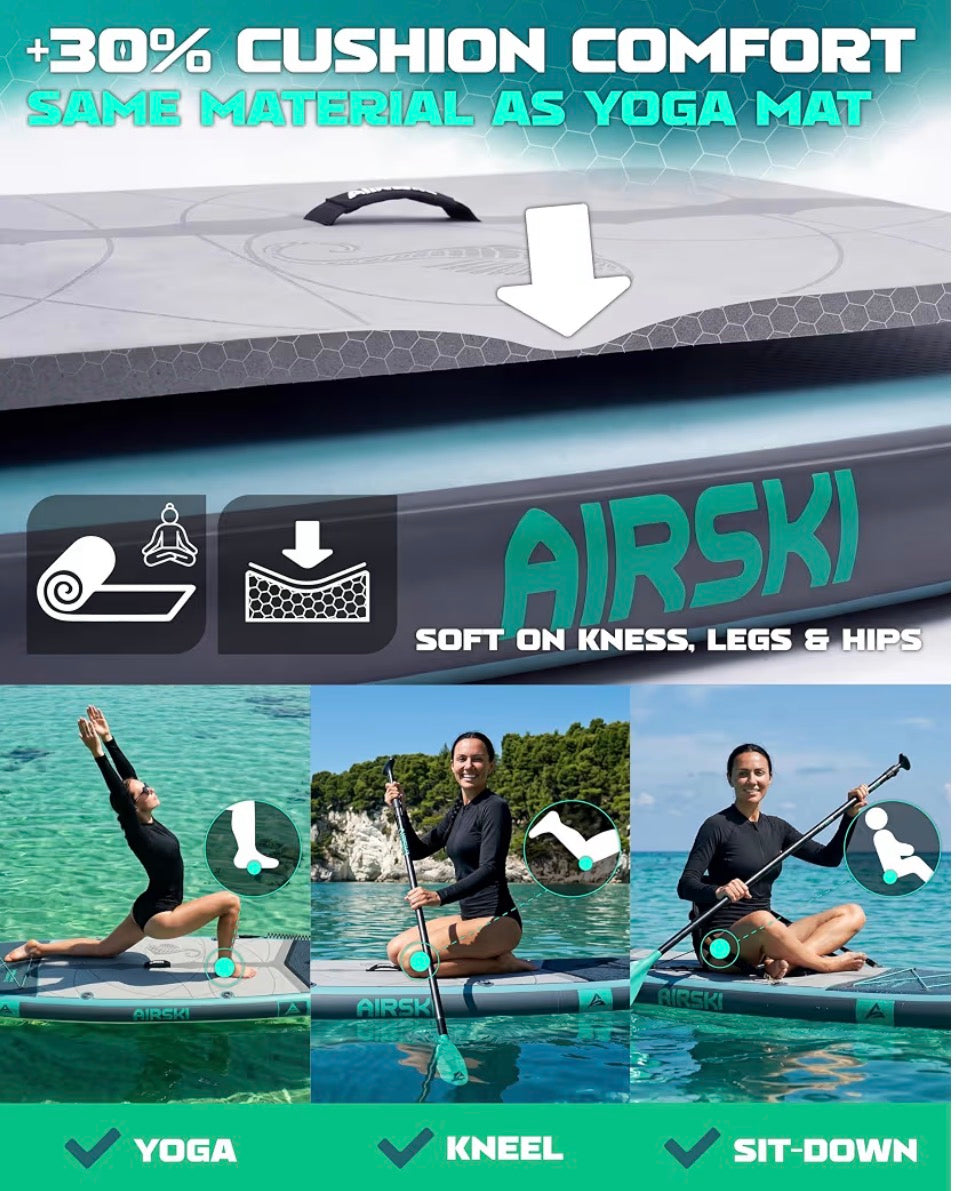 11 inch X 34 inch Wide Inflatable Paddle Board