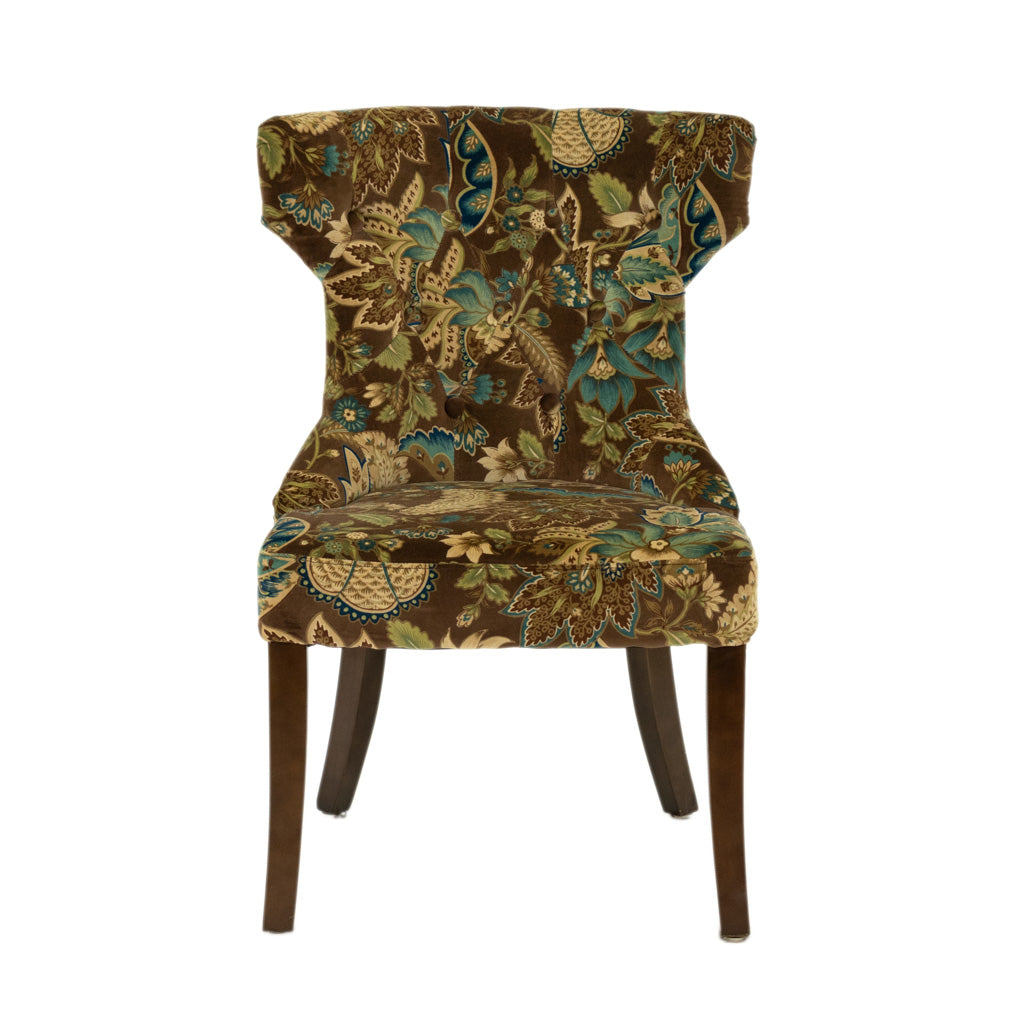 PIER 1 Chair in Contemporary Floral Upholstery