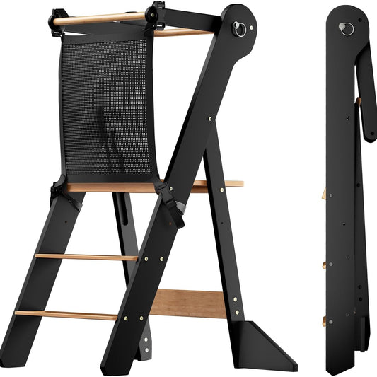 (New) COSYLAND Foldable Toddler Standing Tower