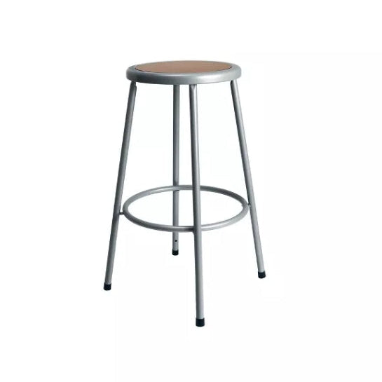(New) Hampden Furnishings 30" Felix Collection Steel Stool Gray