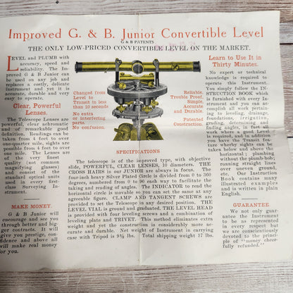 Geier & Bluhm Junior Convertible Level