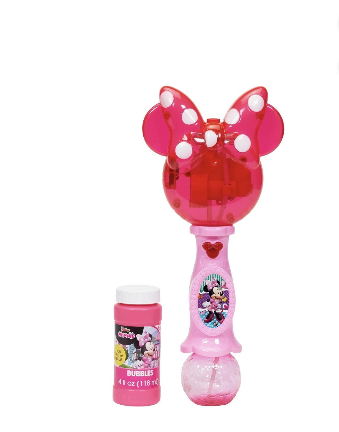 Minnie Mouse Lights & Sound Bubble Wand