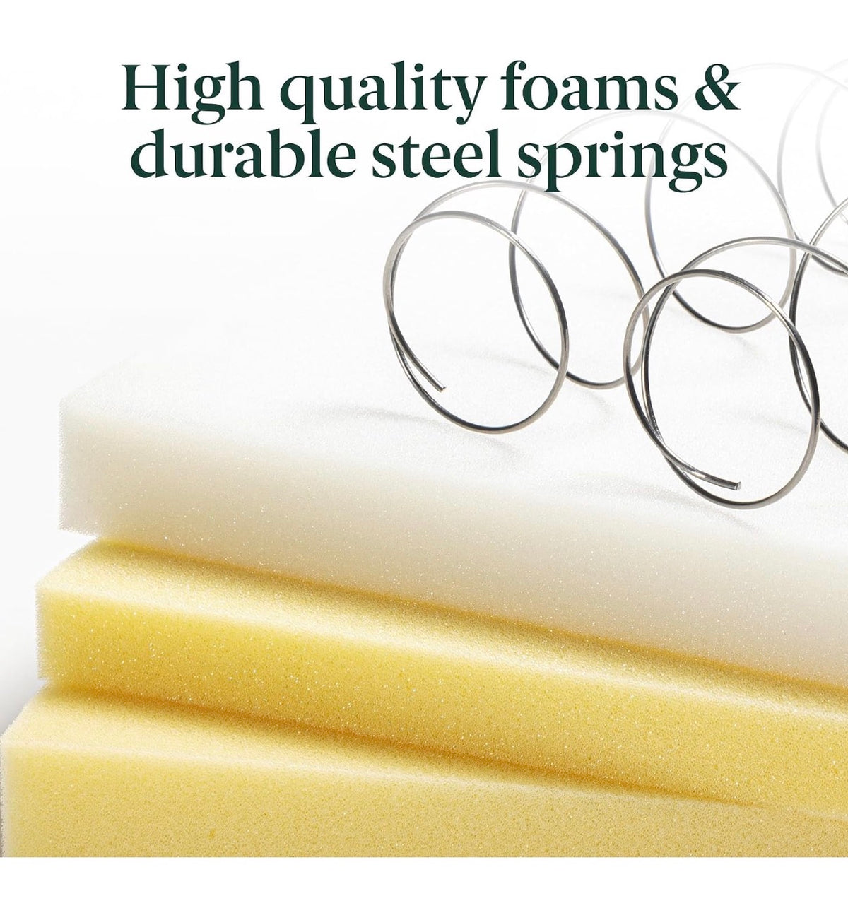 Zinus 6 Inch Foam and Spring Hybrid Mattress, Medium Firm Feel Fiberglass Free, Durable Support, Mattress CertiPUR-US & OEKO-TEX Certified Safe Materials (New in Box)