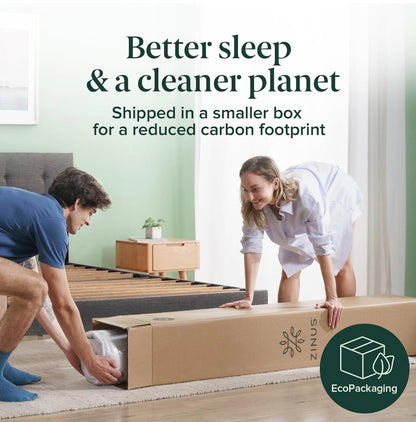 Zinus 6 Inch Foam and Spring Hybrid Mattress, Medium Firm Feel Fiberglass Free, Durable Support, Mattress CertiPUR-US & OEKO-TEX Certified Safe Materials (New in Box)