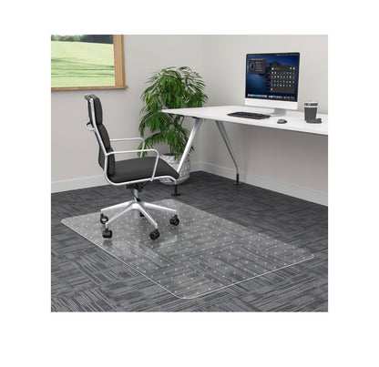 Office Chair Mat for Carpet, 30 Inch X 48 Inch Clear Desk Chair Mat for Low Pile Carpeted Floors - Easy Glide Plastic Floor Mat for office Chair on Carpet (New in Box)