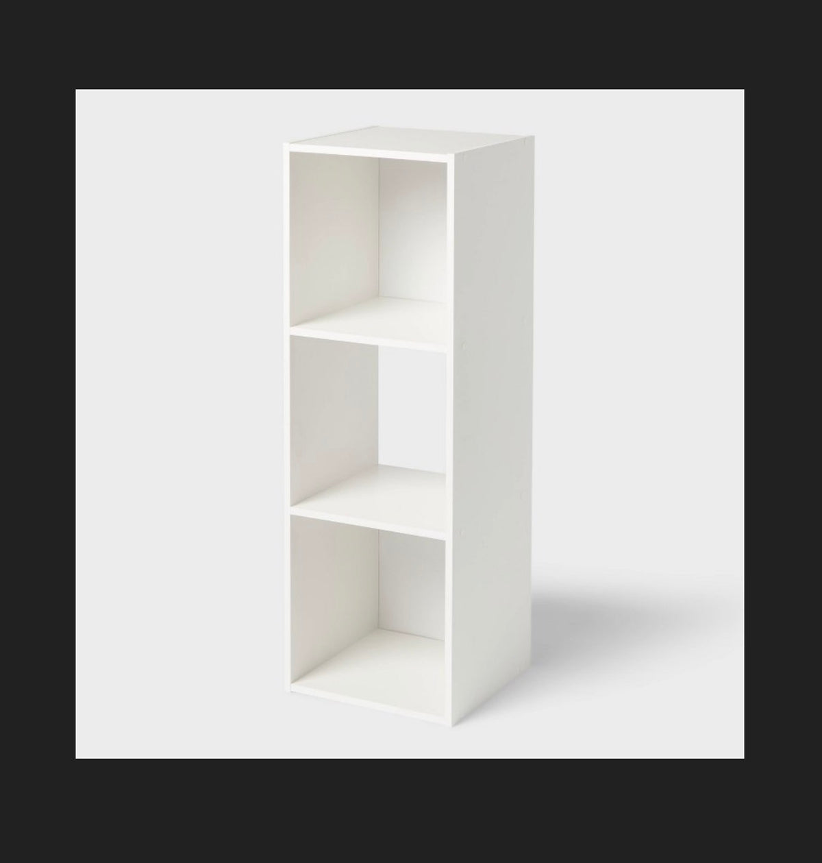 11 Inch 3 Cube Organizer (White) (New in Box) (Assembly Required)